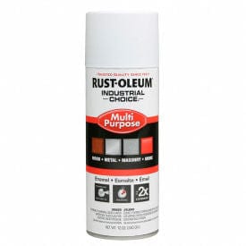 Centerline Dynamics Spray Paint System General Purpose Enamel Aerosol, Flat White, 12 oz.