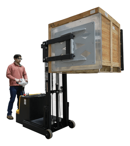 Centerline Dynamics Stackers Vestil Counter Balanced Powered 23 In. - 41 In. Bale Clamp Lifter 800 Lb. Capacity