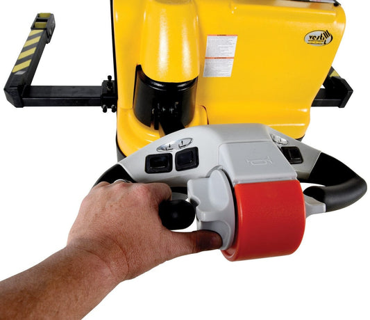 Centerline Dynamics Stackers Vestil Steel Adjustable Double Mast Stacker 125 In. Raised Height 3,000 Lb. Capacity