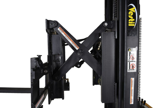 Centerline Dynamics Stackers Vestil Steel Adjustable Extendable Fork Stacker 118 In. Raised Height 1500 Lb. Capacity