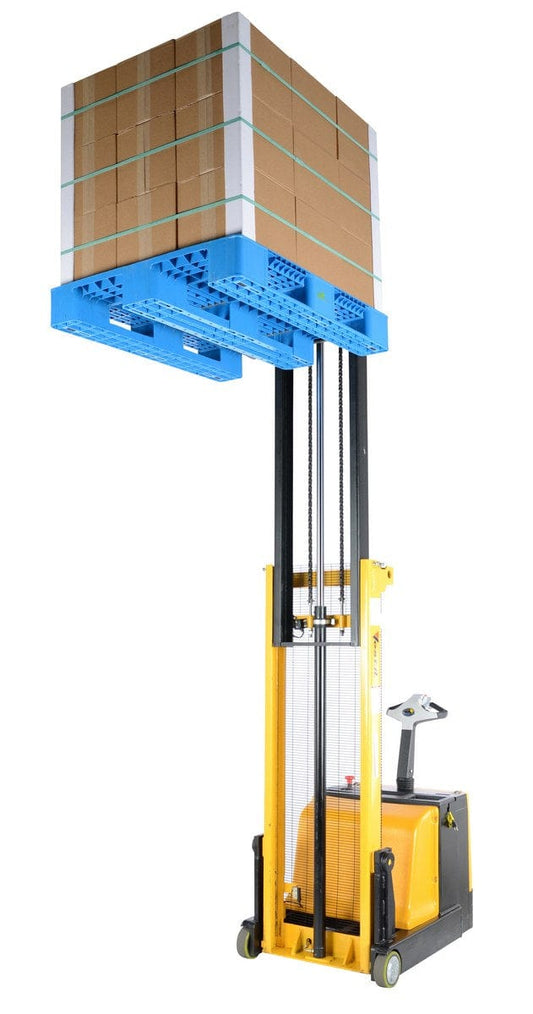 Centerline Dynamics Stackers Vestil Steel Counter Balanced Powered Drive Lift 2 In. to 118 In. Raised Height 1,000 Lb. Capacity