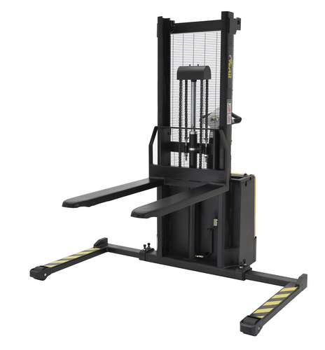Centerline Dynamics Stackers Vestil Steel Fixed Fork Lift Stacker 62 In. Raised Height 2,000 Lb. Capacity