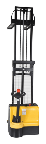 Centerline Dynamics Stackers Vestil Steel Fixed Forks Double Mast Stacker 118 In. Raised Height 2200 Lb. Capacity