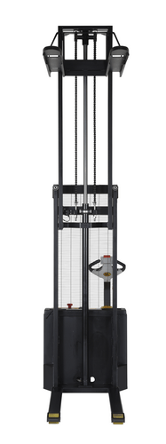 Centerline Dynamics Stackers Vestil Steel Fixed Forks Double Mast Stacker 118 In. Raised Height 2200 Lb. Capacity