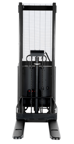 Centerline Dynamics Stackers Vestil Steel Fixed Stacker with Powered Lift 63 In. Raised Height 2,000 Lb. Capacity