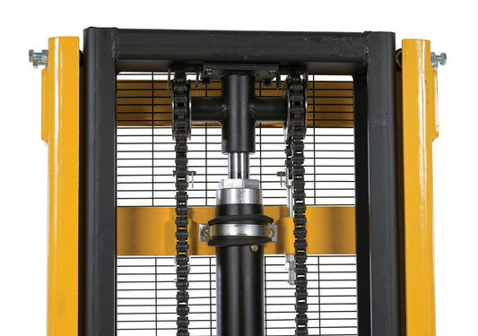 Centerline Dynamics Stackers Vestil Steel Manual Stacker Adjustable Forks/Legs 2,000 Lb. Capacity