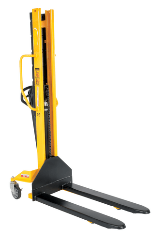 Centerline Dynamics Stackers Vestil Steel Manual Stacker Narrow Mast Fixed Forks/Legs 1,000 Lb. Capacity