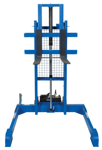 Centerline Dynamics Stackers Vestil Steel Pallet Master/Server Stacker Reciprocating Air/Oil Powered 50 In. Raised Height 4,000 Lb. Capacity