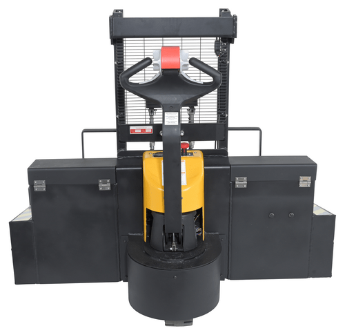 Centerline Dynamics Stackers Vestil Steel Rough Terrain Stacker 35 Raised Height 3000 Lb Capacity