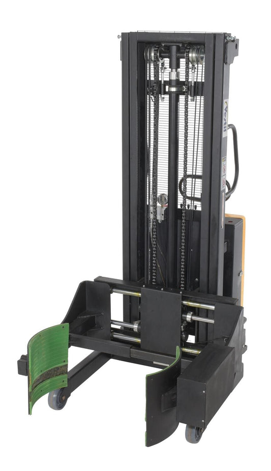 Centerline Dynamics Stackers Vestil Steel Semi Electric Drum Gripper/Rotator Stacker Accepts 16, 30, & 55 Gallon Steel Drums