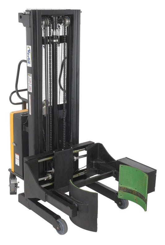 Centerline Dynamics Stackers Vestil Steel Semi Electric Drum Gripper/Rotator Stacker Accepts 16, 30, & 55 Gallon Steel Drums