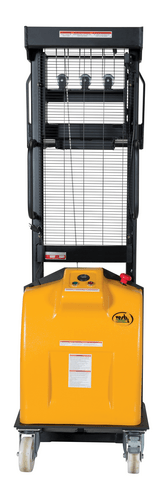 Centerline Dynamics Stackers Vestil Steel Stacker with Fixed DC Powered Winch 770 Lb. Capacity