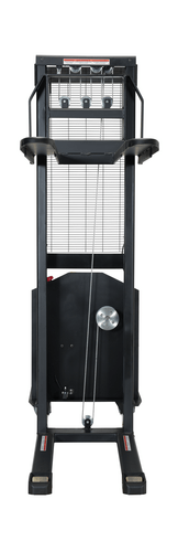 Centerline Dynamics Stackers Vestil Steel Stacker with Fixed DC Powered Winch 770 Lb. Capacity