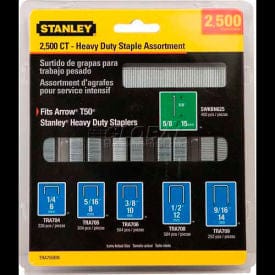 Centerline Dynamics Staples Heavy-Duty Narrow Crown Staple & Brad Asst, 2,500 Pk