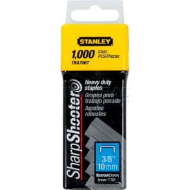 Centerline Dynamics Staples Heavy-Duty Narrow Crown Staples 3/8", 1,000 Pack