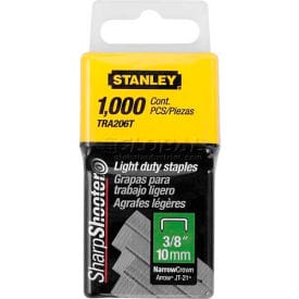 Centerline Dynamics Staples Light Duty Wide Crown Staples 3/8", 1,000 Pack - Pkg Qty 5