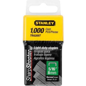 Centerline Dynamics Staples Light Duty Wide Crown Staples 5/16", 1,000 Pack