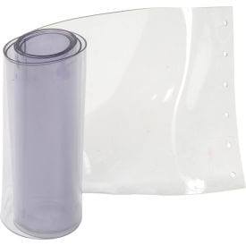 Centerline Dynamics Strip Door Curtain Global Industrial Replacement 12" x 7' Standard Clear Strip for Strip Curtain Doors