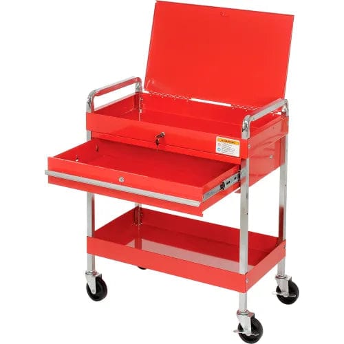 Centerline Dynamics Sunex Storage Sunex Tools 8013A 30" Red Tool Cart W/ Locking Top & Drawer