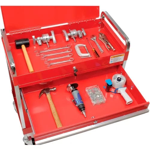 Centerline Dynamics Sunex Storage Sunex Tools 8013A 30" Red Tool Cart W/ Locking Top & Drawer