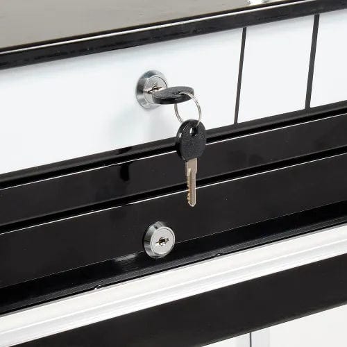 Centerline Dynamics Sunex Storage Sunex Tools 8013ABK 30" Black Tool Cart W/ Locking Top & Drawer