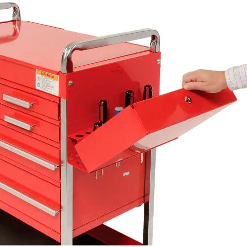 Centerline Dynamics Sunex Storage Sunex Tools 8045 27" Professional 5 Drawer Red Tool Cart w/ Locking Top