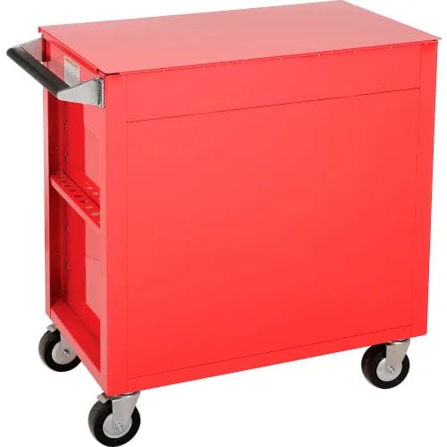 Centerline Dynamics Sunex Storage Sunex Tools 8057 34-1/2"W X 20"D X 39-1/2"H 6 Drawer Red Tool Cabinet W/ Clamshell Lid