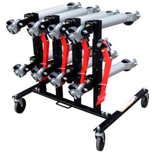 Centerline Dynamics Sunex Tools Optional Rack 7709 for Sunex® Car Dolly 7708 - Holds Up to 4 Dollies