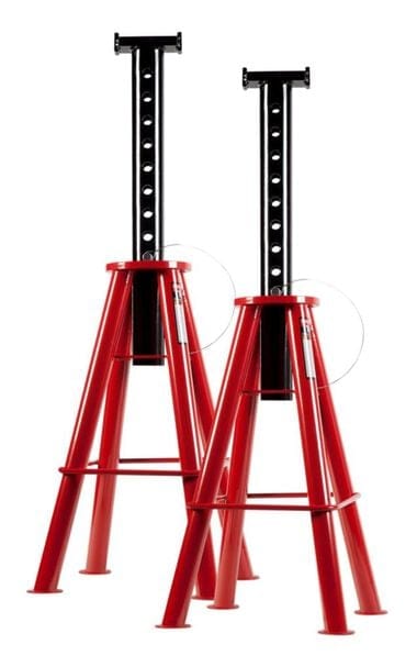 Centerline Dynamics Sunex Tools Sunex® Tools 1410 10 Ton High Height Pin Type Jack Stands, Steel Base, Pair
