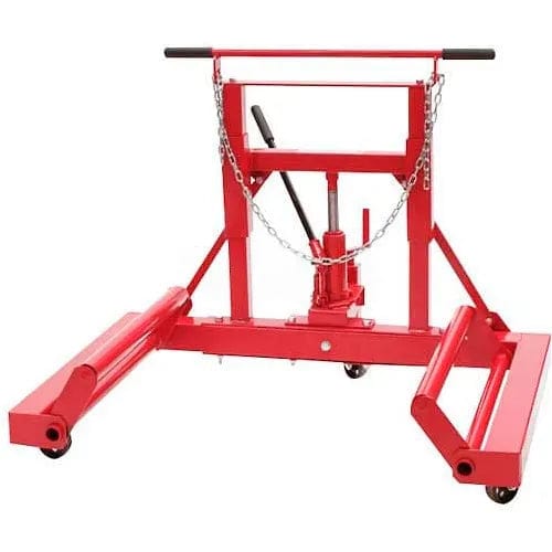 Centerline Dynamics Sunex Tools Sunex Tools 1501 1500 lb. Hydraulic Wheel Dolly, Tilting Frame, Ball Bearing Casters