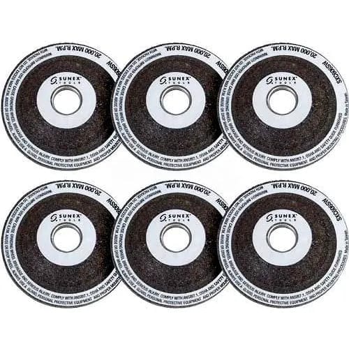Centerline Dynamics Sunex Tools Sunex Tools Grinding Wheels for SXC606, 60 Grit, 6 Pack