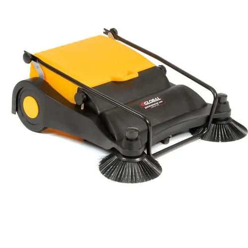 Centerline Dynamics Sweepers Global Industrial™ Push Sweeper, 32" Cleaning Path