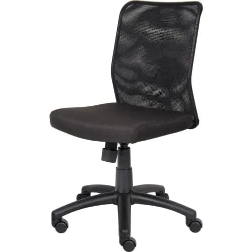 Centerline Dynamics Task & Desk Chairs Budget Task Chair - Fabric Seat with Mesh Back - Black