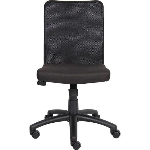 Centerline Dynamics Task & Desk Chairs Budget Task Chair - Fabric Seat with Mesh Back - Black