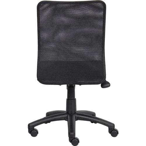 Centerline Dynamics Task & Desk Chairs Budget Task Chair - Fabric Seat with Mesh Back - Black