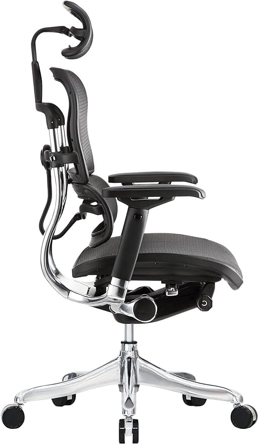 Centerline Dynamics Task & Desk Chairs Executive High Back Chair - Black Mesh