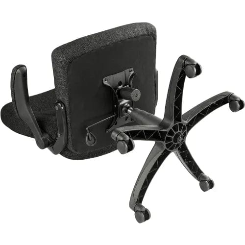 Centerline Dynamics Task & Desk Chairs Executive Office Chair With High Back & Fixed Arms, Fabric, Black