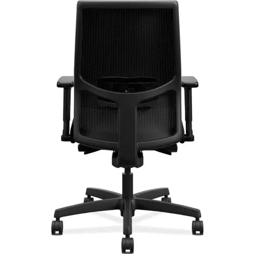 Centerline Dynamics Task & Desk Chairs Ignition 2.0 4-Way Stretch Mid-Back Mesh Task Chair, 300 lb Capacity, 17" to 21" Seat Ht, Black