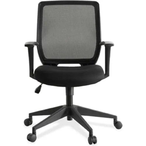 Centerline Dynamics Task & Desk Chairs Mesh-Back Executive Chair, LLR84868, Fabric, Black