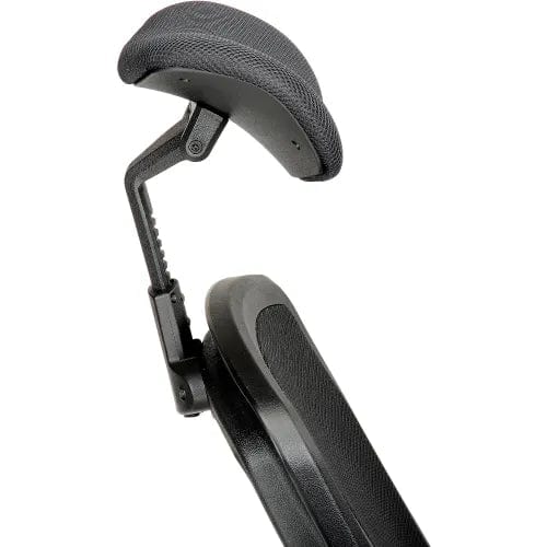 Centerline Dynamics Task & Desk Chairs Mesh Office Chair with Headrest, High Back & Adjustable Arms, Fabric, Black