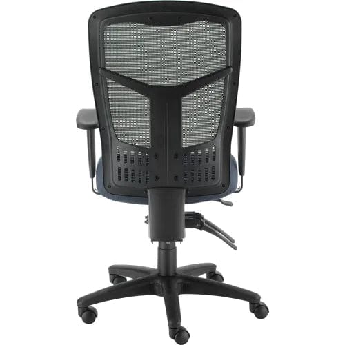 Centerline Dynamics Task & Desk Chairs Mesh Office Chair With High Back & Adjustable Arms, Fabric, Gray