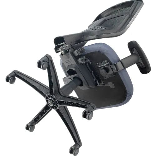 Centerline Dynamics Task & Desk Chairs Mesh Office Chair With High Back & Adjustable Arms, Fabric, Gray