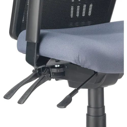 Centerline Dynamics Task & Desk Chairs Mesh Office Chair With High Back & Adjustable Arms, Fabric, Gray