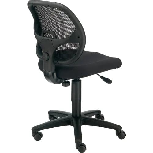 Centerline Dynamics Task & Desk Chairs Mesh Office Chair With Mid Back, Fabric, Black