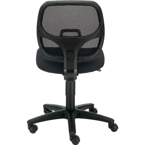Centerline Dynamics Task & Desk Chairs Mesh Office Chair With Mid Back, Fabric, Black