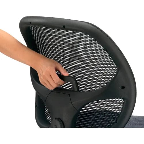 Centerline Dynamics Task & Desk Chairs Mesh Office Chair With Mid Back, Fabric, Gray