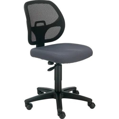 Centerline Dynamics Task & Desk Chairs Mesh Office Chair With Mid Back, Fabric, Gray