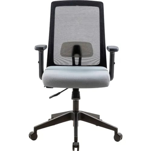 Centerline Dynamics Task & Desk Chairs Mesh Task Chair with Seat Slider, Fabric, Gray