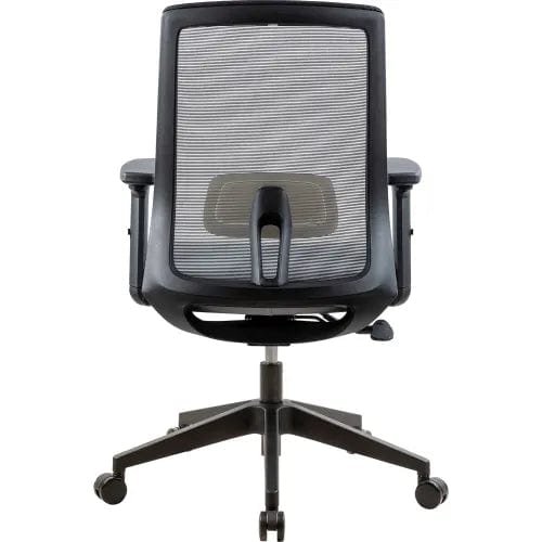 Centerline Dynamics Task & Desk Chairs Mesh Task Chair with Seat Slider, Fabric, Gray