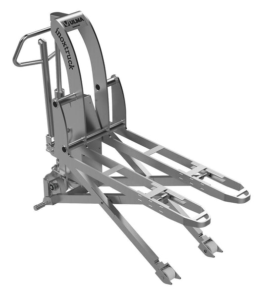 Centerline Dynamics Tote Lifters Vestil 304L Stainless Steel DC Powered High Tote Lifter 12 Volt 2,000 Lb. Capacity